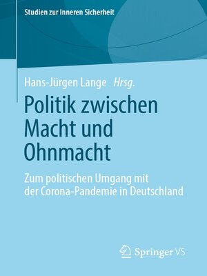 cover image of Politik zwischen Macht und Ohnmacht